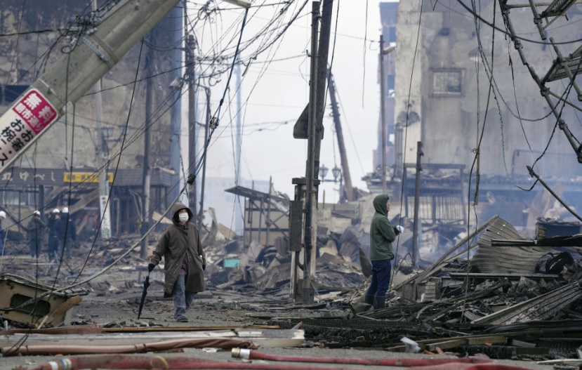 Động đất ở Nhật Bản: Số người thiệt mạng tăng lên 57, chạy đua cứu hộ trong dư chấn